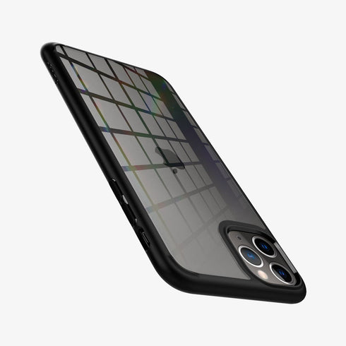 075CS27135 - iPhone 11 Pro Max Case Ultra Hybrid in crystal clear showing the back